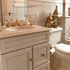 KraftMaid cabinetry in Rock Hill Antonia Arabesque Bathroom