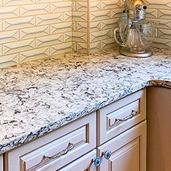 Cambria Quartz countertops in Ridgeview Kitchen