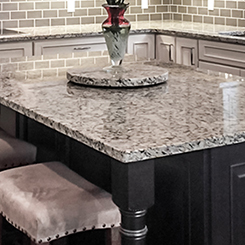 Granite kitchen countertop at Ballwin area home