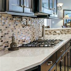 Mosaic kitchen backsplash