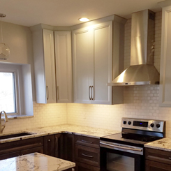 white cabinets in Wyatt Drive