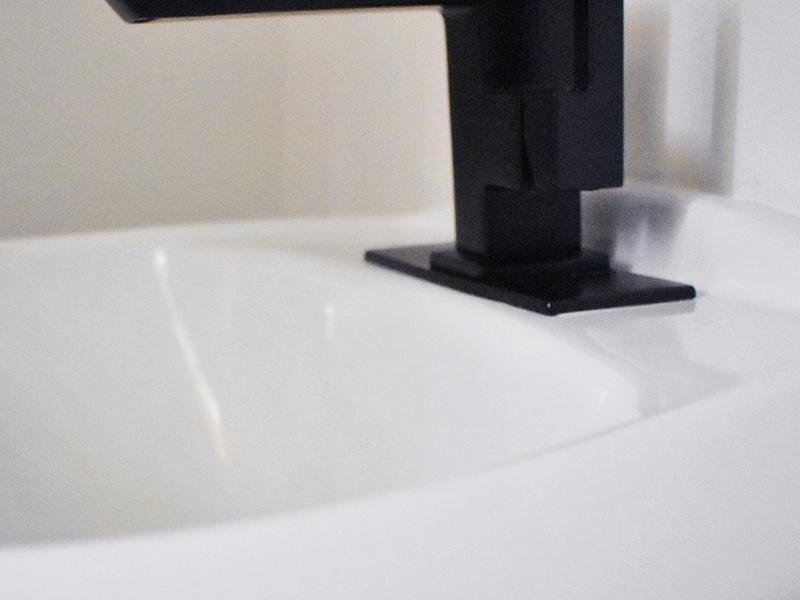 Brizo matte black fixtures