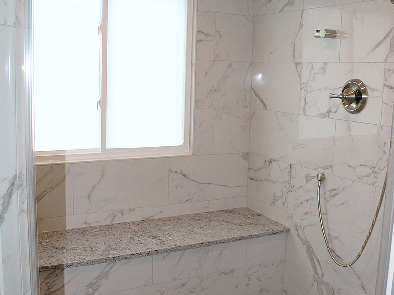 Marble Porcelain Shower Seating