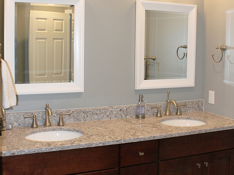 Ceaserstone Quartz Vanity Top Installed By Elite Stone & Marble